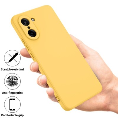 OnePlus Nord CE5 "Shell" твердый (TPU) силиконовый чехол - жёлтый | Vacins.lv