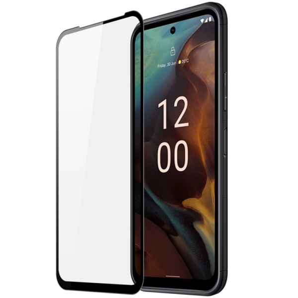 „Dux Ducis“ Tempered Glass pilnīgi aizsedzams ekrāna aizsargstikls 2.5D - melns (Nokia XR21)