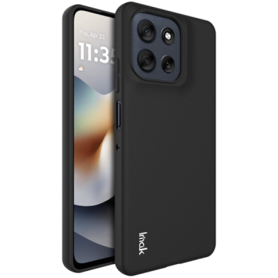 Твердый силиконовый чехол "Imak" (TPU) для Motorola Moto G56 чёрный | Vacins.lv