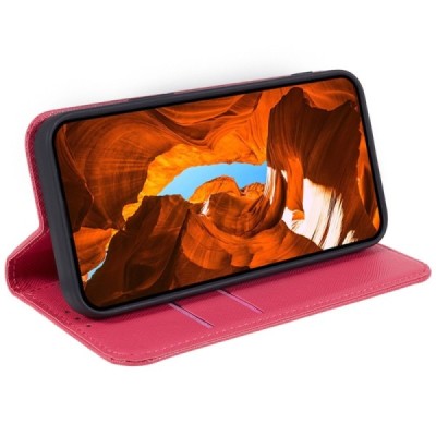 Nothing Phone 2 "Kalangshi" розовый кожаный чехол-книжка | Vacins.lv