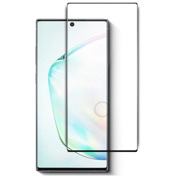 „Premium“ Tempered Glass полностью закрывающееся защитное стекло 0,2 мм - чёрный (Galaxy Note 20 Ultra)