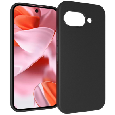 Твердый силиконовый чехол (TPU) для Google Pixel 9a, чёрного цвета | Vacins.lv