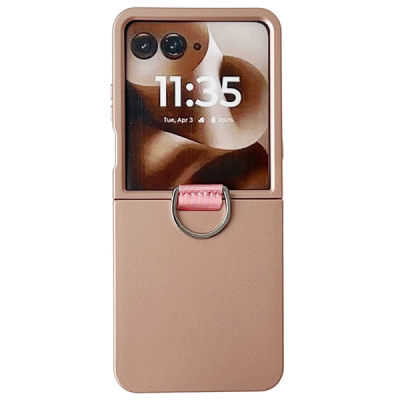 Motorola Razr 60 Ultra "Ring" пластиковый золотой чехол | Vacins.lv