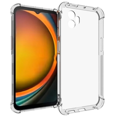 Samsung Galaxy XCover7 Pro pastiprinātas aizsardzības cieta silikona (TPU) dzidrs vāciņš | Vacins.lv