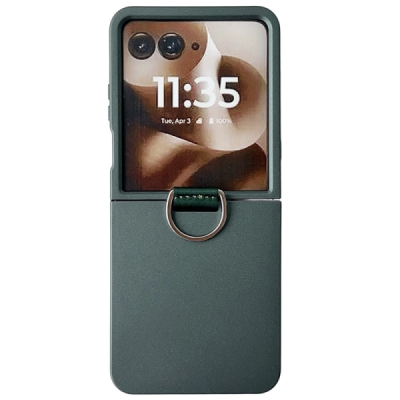 Motorola Razr 60 Ultra "Ring" пластиковый зелёный чехол | Vacins.lv