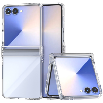 Samsung Galaxy Flip7 „Ring“ пластиковый чехол - прозрачный | Vacins.lv