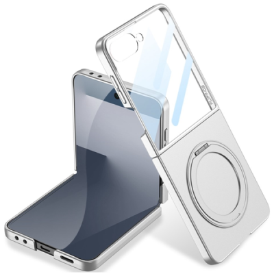 Samsung Galaxy Flip7 GKK Kickstand dzidrs plastika apvalks - sudrabs | vacins.lv