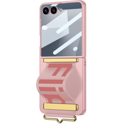 Samsung Galaxy Flip7 GKK Kickstand dzidrs plastika apvalks - Rozs | vacins.lv