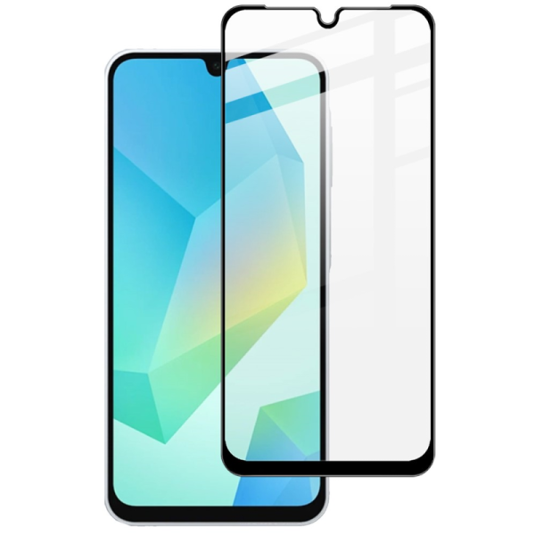 "IMAK" Tempered Glass pilnīgi aizsedzams ekrāna aizsargstikls - melns (Galaxy A17 / A26 / A16)