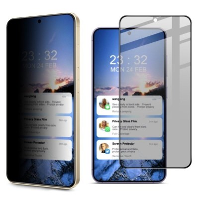 Samsung Galaxy S25 Edge "IMAK" Tempered Glass повышенная конфиденциальность, черная защитное стекло для экрана с полным покрытие
