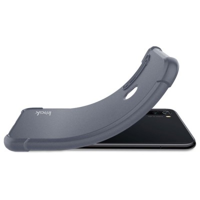 Xiaomi 12 Pro Imak усиленный твердый силиконовый чехол TPU серый, задняя часть + защитная пленка для экрана | Vacins.lv