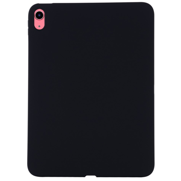 "Shell" cieta silikona (TPU) apvalks - melns (iPad 11 2025 / iPad 10.9 2022)