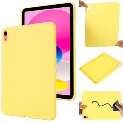 iPad 11 2025 / iPad 10.9 2022 Shell TPU твердый силиконовый чехол - жёлтый | Vacins.lv