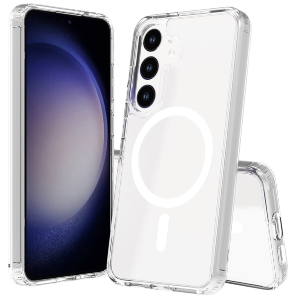 "Tubi" MagSafe Твердое силиконовый (ТПУ) чехол — прозрачный (Galaxy S24)