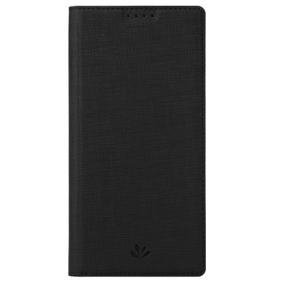Xiaomi 13T / 13T Pro "ViLi" DMX solīds atvēramais ādas melns maciņš - maks | Vacins.lv