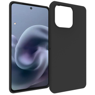 Твердый силиконовый чехол (TPU) для Motorola Moto G86 Power, чёрного цвета | Vacins.lv