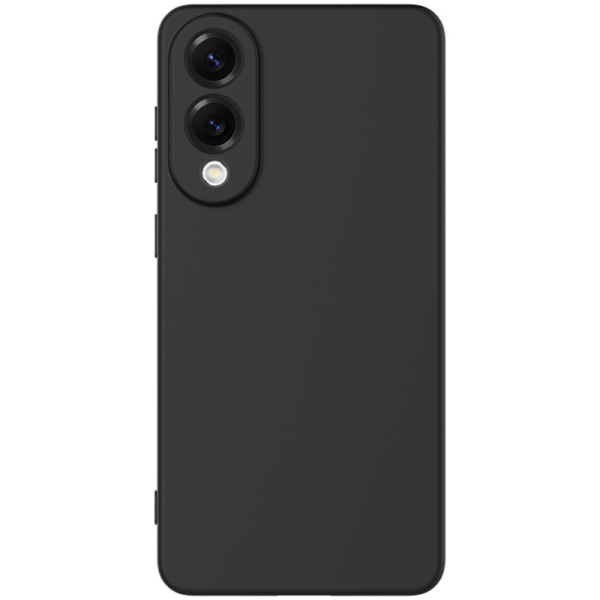"Shell" твердый силиконовый (TPU) чехол - чёрный (Galaxy S25 Edge)