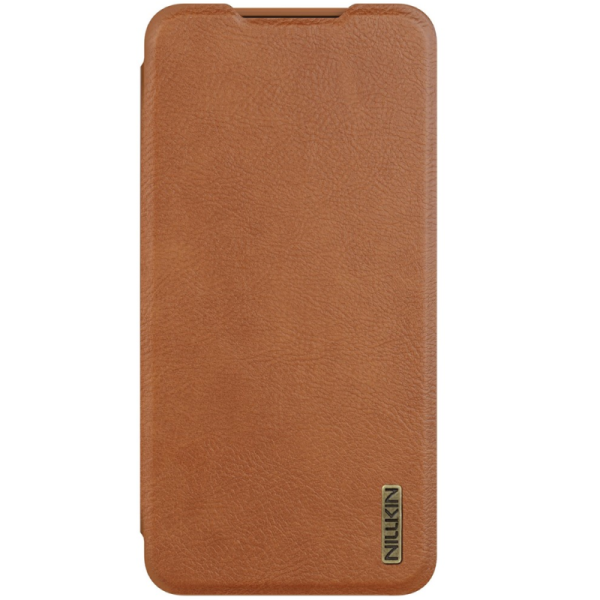 Чехол-книжка "Nillkin" Qin Pro - коричневый (Galaxy S25 Edge)