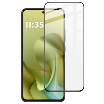 Motorola Moto G86 / G86 Power "IMAK" Tempered Glass melns ekrāna aizsargstikls | Vacins.lv