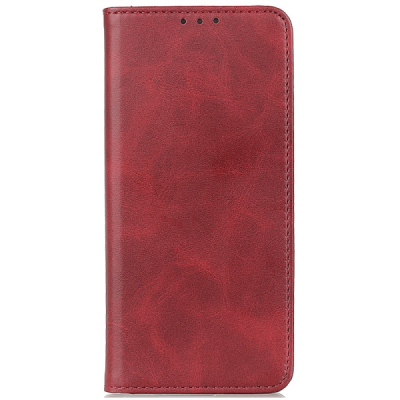 Xiaomi Redmi A5 "Split" красный кожаный чехол-книжка | Vacins.lv