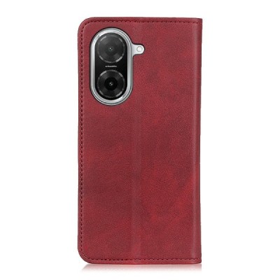 Xiaomi Redmi A5 "Split" красный кожаный чехол-книжка | Vacins.lv