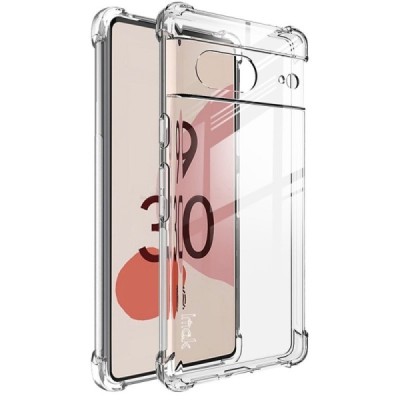 Google Pixel 7 "Imak" усиленный твердый силиконовый TPU прозрачный чехол | Vacins.lv