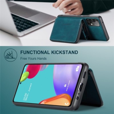 Samsung Galaxy A52 / A52s „JEEHOOD“ Wallet зелёный чехол | Vacins.lv