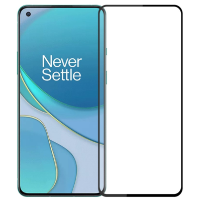 OnePlus 8T "Mofi" Tempered Glass melns ekrāna aizsargstikls | Vacins.lv