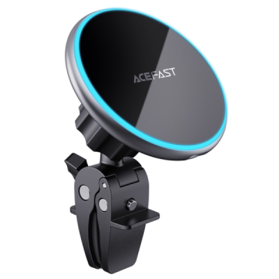 „ACEFAST“ Magnetic automašīnas telefona turētājs / lādētājs (15W) - melns | Vacins.lv
