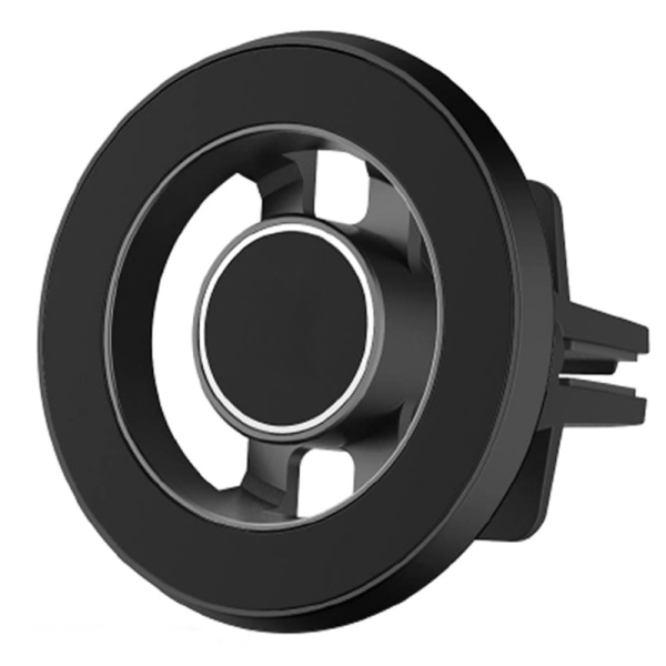"R-JUST" Magnetic Magsafe (360°) automašīnas telefona turētājs (režģis) - melns