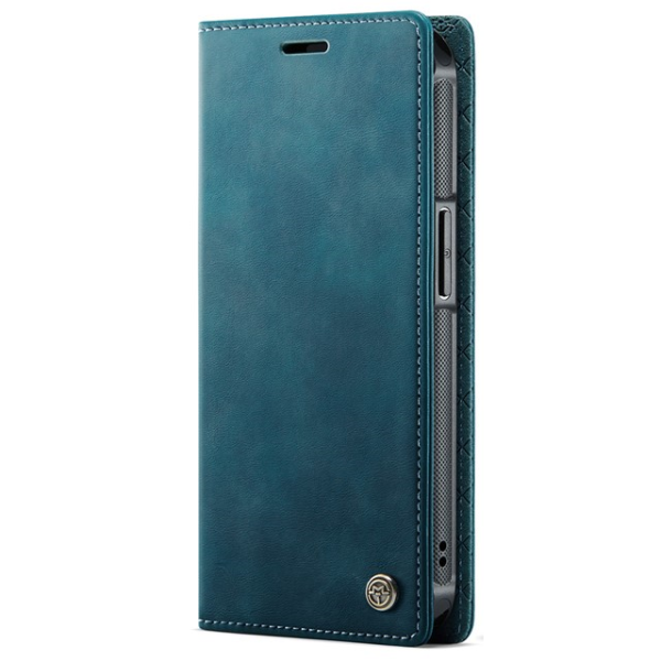 „CaseMe“ MagSafe Leather прочный чехол-книжка 2-в-1 - зелёный (iPhone 17e / 16e)