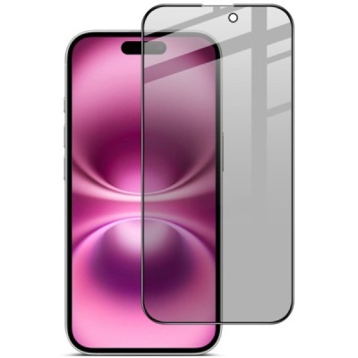 Apple iPhone 17 "IMAK" Tempered Glass privāta melns ekrāna aizsargstikls | Vacins.lv