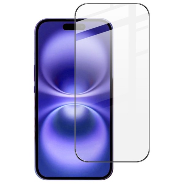"IMAK" Tempered Glass pilnīgi aizsedzams ekrāna aizsargstikls - melns (iPhone 17 Pro Max)