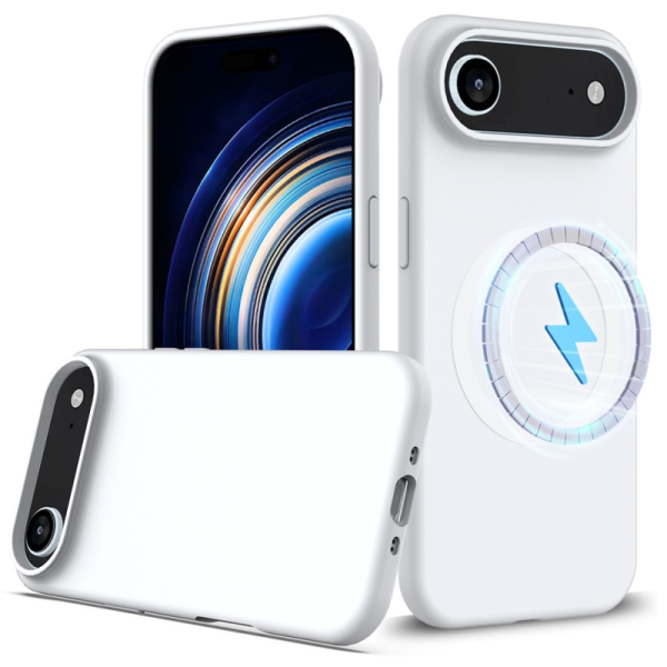 "Shell" MagSafe твердый силиконовый (TPU) чехол - белый (iPhone Air)