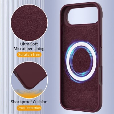 Apple iPhone Air "Shell" MagSafe cieta silikona (TPU) bordo apvalks | vacins.lv