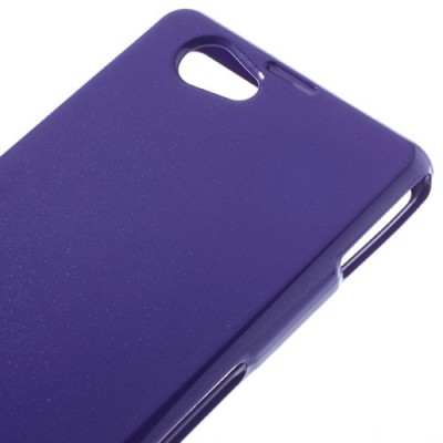 Sony Xperia Z1 Compact violetinis Mercury kieto silikono (TPU) dėklas / Priedai.lt