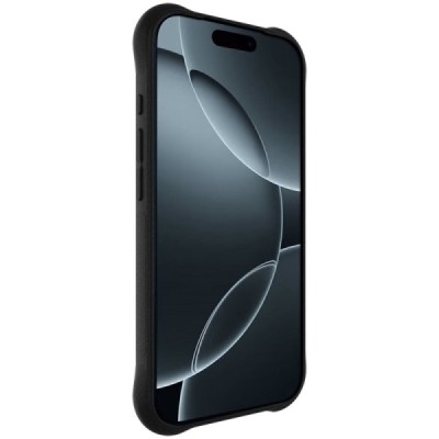 Apple iPhone 17 Pro "Imak" усиленный твердый Airbag силиконовый матовый чехол TPU - чёрный | Vacins.lv