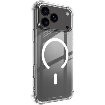 Apple iPhone 17 Pro "IMAK" Candy MagSafe твердый силиконовый (ТПУ) чехол - прозрачный | Vacins.lv