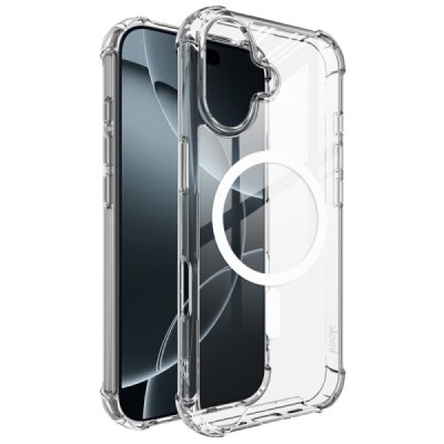 Apple iPhone 17 "IMAK" Candy MagSafe cieta silikona (TPU) apvalks - dzidrs | vacins.lv