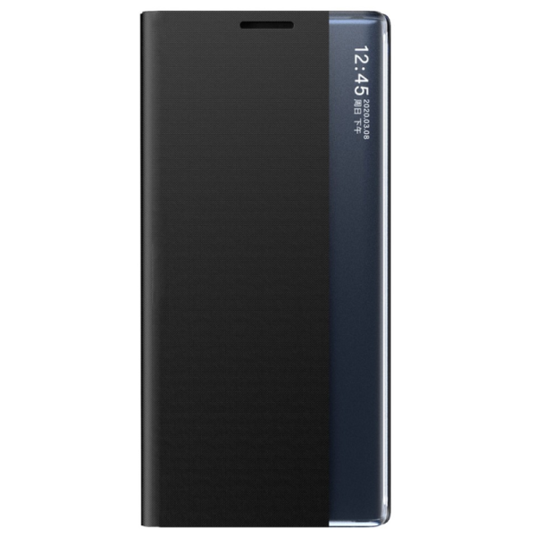 Чехол-книжка "Baoshi" Side Line - чёрный (Galaxy S22 Ultra)