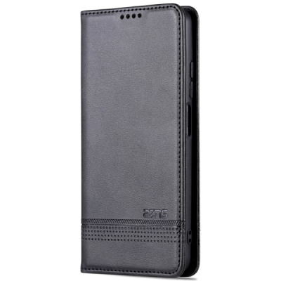 Xiaomi Redmi Note 12 Pro+ "AZNS" Retro melns atvērams maciņš, maks | Vacins.lv