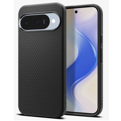 "Spigen" Liquid Air Google Pixel 10 / 10 Pro чёрный твердый силиконовый чехол | Vacins.lv