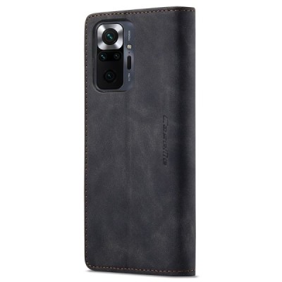 Xiaomi Redmi Note 10 Pro CaseMe Retro открываемый, Чёрного цвета, кожаный чехол – книжка | Vacins.lv