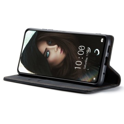 Xiaomi Redmi Note 10 Pro CaseMe Retro открываемый, Чёрного цвета, кожаный чехол – книжка | Vacins.lv