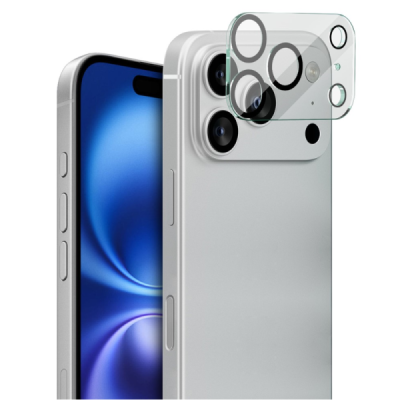 Apple iPhone 17 Pro Max "IMAK" aizmugurējās kameras melns aizsargstikls 0.33 mm (Tempered Glass) | Vacins.lv