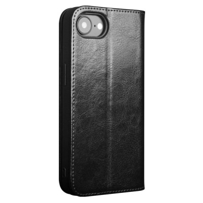 Чехол-книжка "QIALINO" - чёрный (iPhone 17e / 16e)