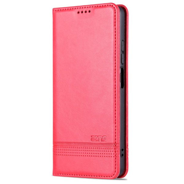 Чехол-книжка "AZNS" Retro - красный (Redmi Note 12 Pro+)