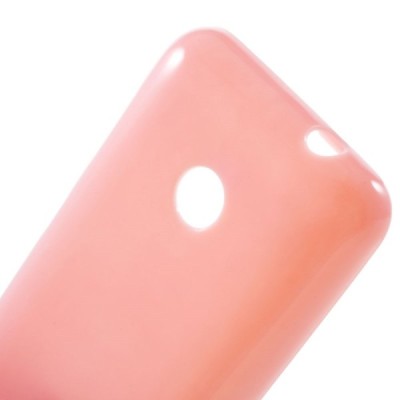 Nokia Lumia 530 (530 DS) rožinis kieto silikono (TPU) dėklas - nugarėlė / Priedai.lt