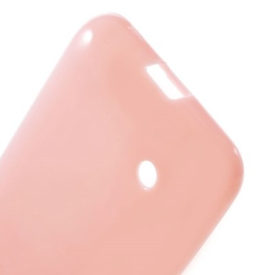 Nokia Lumia 530 (530 DS) rožinis kieto silikono (TPU) dėklas - nugarėlė / Priedai.lt