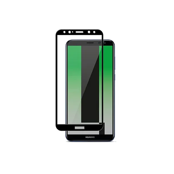 "Rurihai" Tempered Glass pilnīgi aizsedzams ekrāna aizsargstikls 2.5D - melns (Mate 10 Lite)